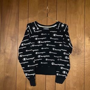 Champion graphic cropped crewneck